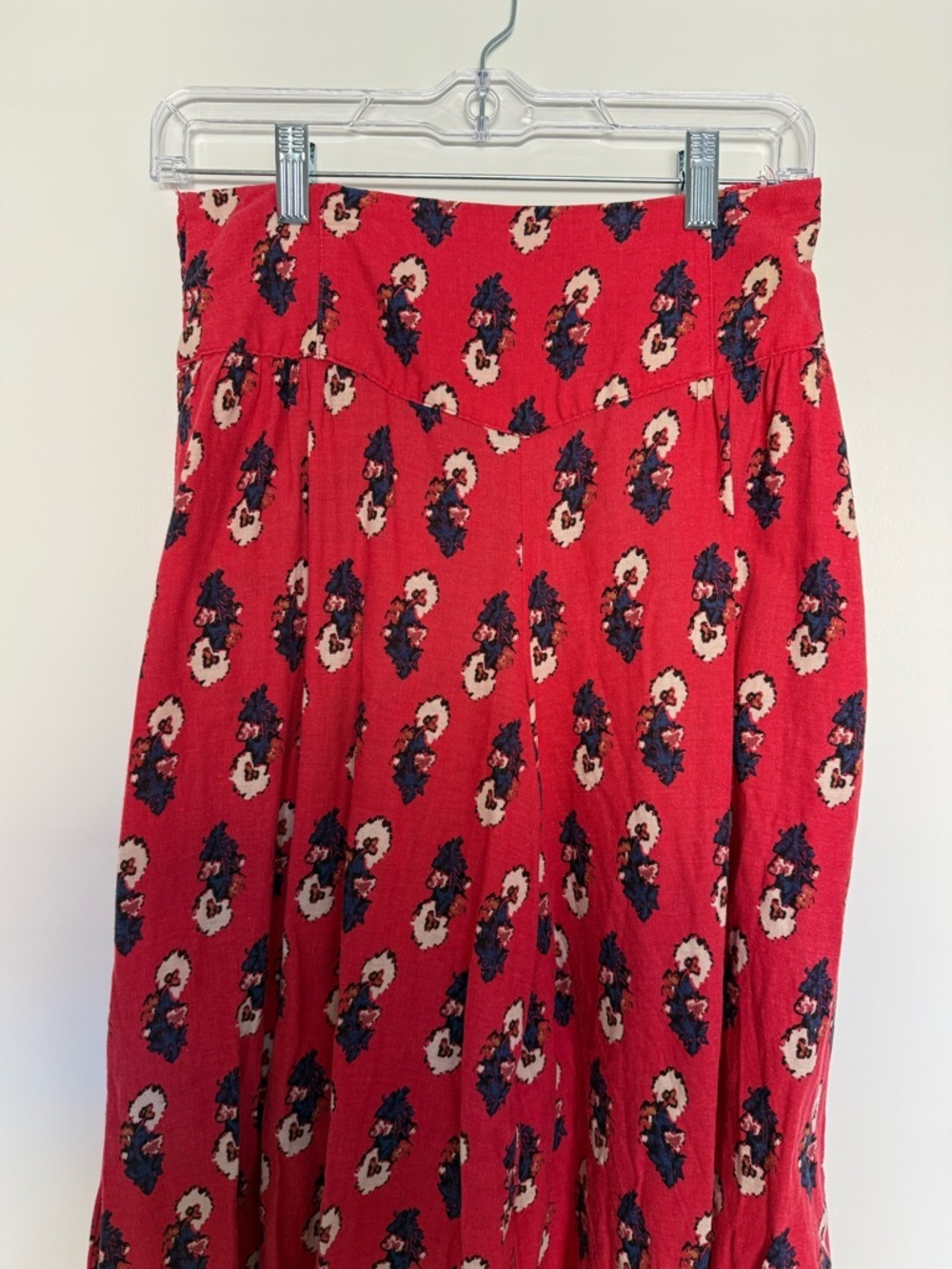 Free People Wide-Leg Printed Palazzo Pants - Pink - Picture 3 of 7